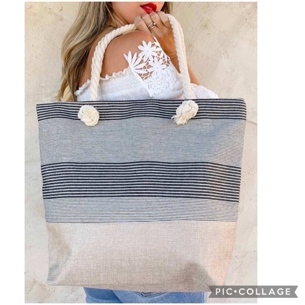 Ready for the 🏖 Beach/Pool. Tote Bags w/Zipper - Picture 4 of 7